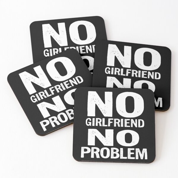 Item preview, No Girlfriend No Problem Typography designed and sold by AlphaTeez.