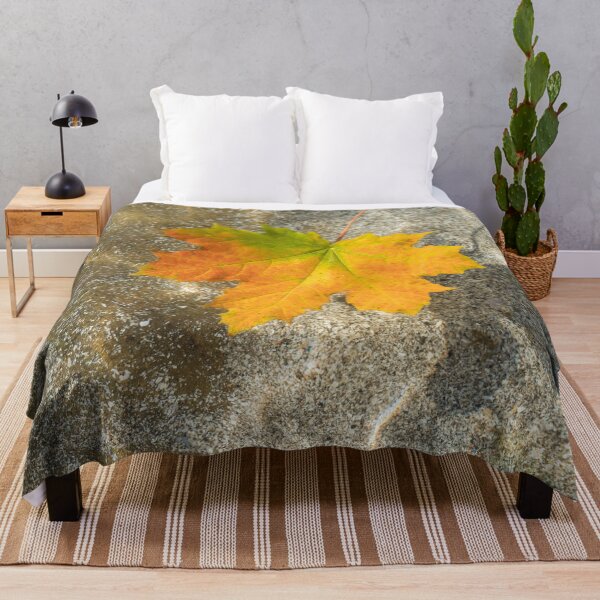 Item preview, Multicolored Maple Leaf Floating in Clear Water designed and sold by Georgia Mizuleva.