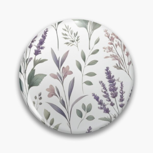 Item preview, Elegant Lavender Flower Seamless Pattern designed and sold by CanvasWhimsy.