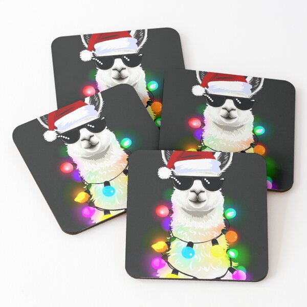 Item preview, Festive Llama Vibes - Cool Holiday Cheer designed and sold by Areebanawab.