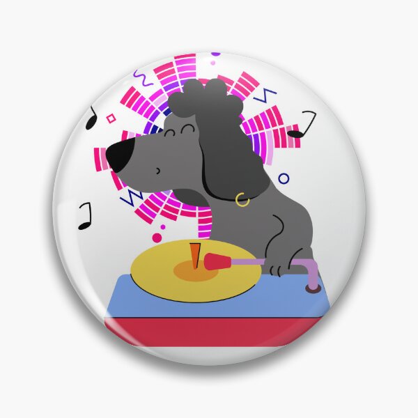 Item preview, Dj Puppy Royalty designed and sold by Playful Strokes pom@pom.