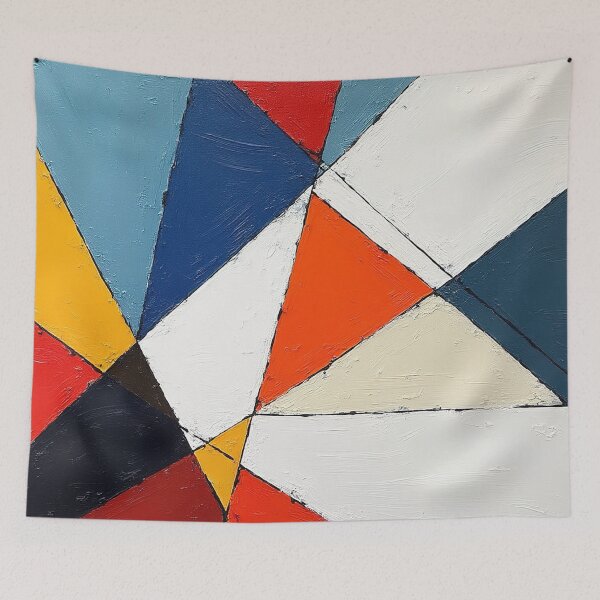 Item preview, Wassily Kandinsky Triangles Composition designed and sold by maniacfitness.