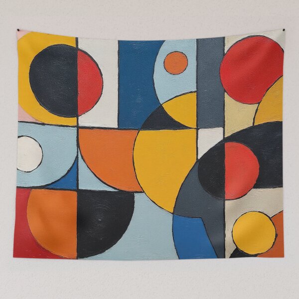 Item preview, Wassily Kandinsky Shapes Composition designed and sold by maniacfitness.
