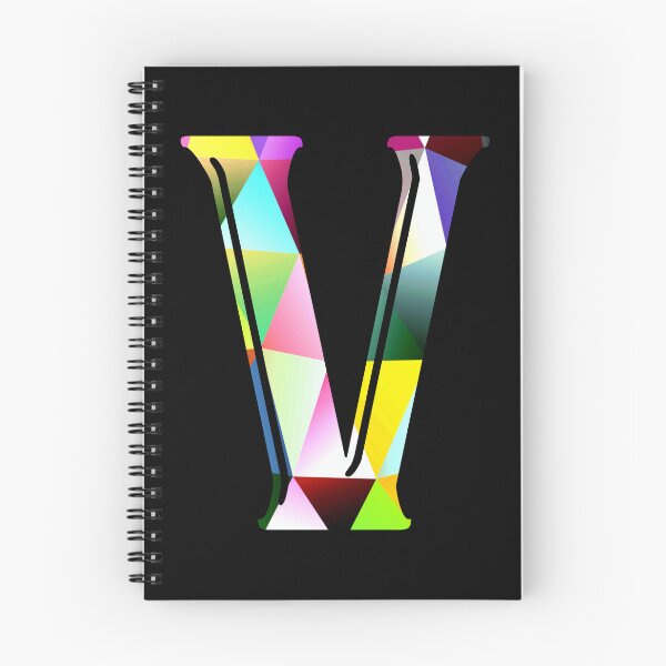 Item preview, Letter V – Modern Rainbow Initial Design designed and sold by ArtDesign-ZA.