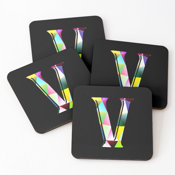Item preview, Letter V – Modern Rainbow Initial Design designed and sold by ArtDesign-ZA.