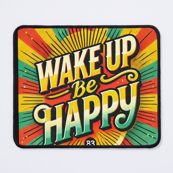 Item preview, Great Motivational Saying, "Wake Up Be Happy", designed and sold by Afrocarribe.