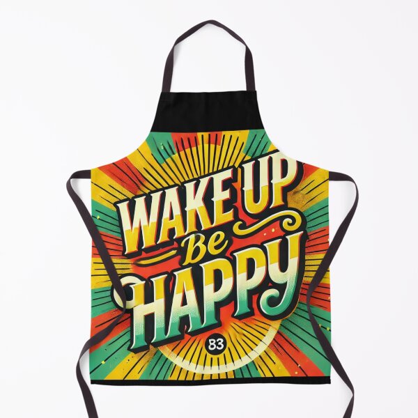 Item preview, Great Motivational Saying, "Wake Up Be Happy", designed and sold by Afrocarribe.