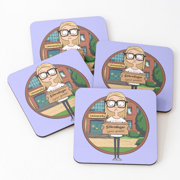 Item preview, Schrödinger's Grade - Funny STEM Girl Student designed and sold by TheSillySartor.