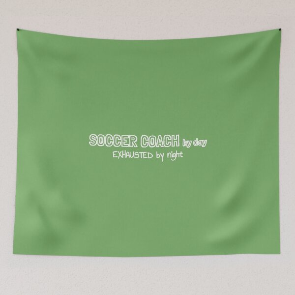 Item preview, Soccer Coach by Day Exhausted by Night designed and sold by MargLandmeter.