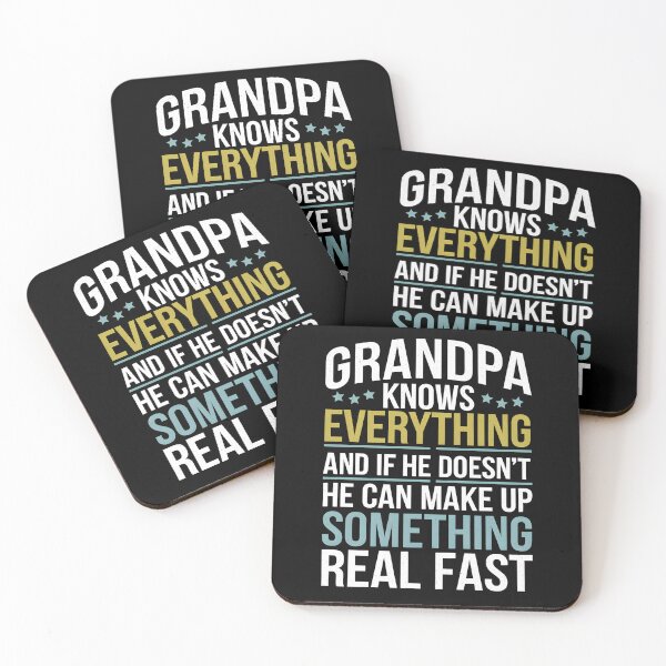 Item preview, Grandpa Knows Everything And If He Doesn't He Can Make Up Something Real Fast designed and sold by aimene dahache.