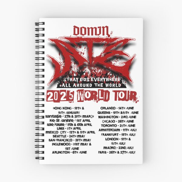 Item preview, Domin-ATE Stray Kids 2025 World Tour Shirt - Light designed and sold by Popsical  Prints.