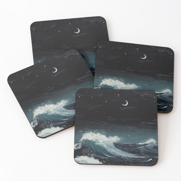 Item preview, Moonlit Waves designed and sold by TheSpiritForge.