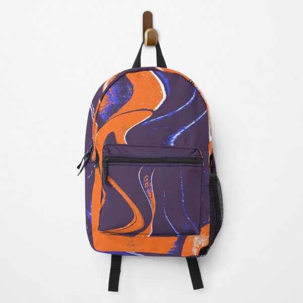 Item preview, Abstract Orange Blue Shapes designed and sold by Duckmoo Art.