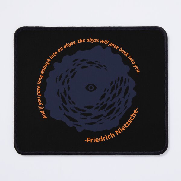 Item preview, Friedrich Nietzsche Abyss Quote designed and sold by Cleanthes.