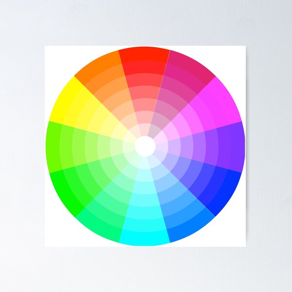 Ancient Colour Wheel Poster