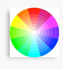 Colour Wheel Canvas Print