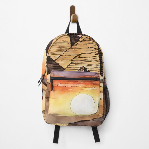 Item preview, Sunset Watercolor: Famous Pyramids of Giza Beauty designed and sold by LSVart.
