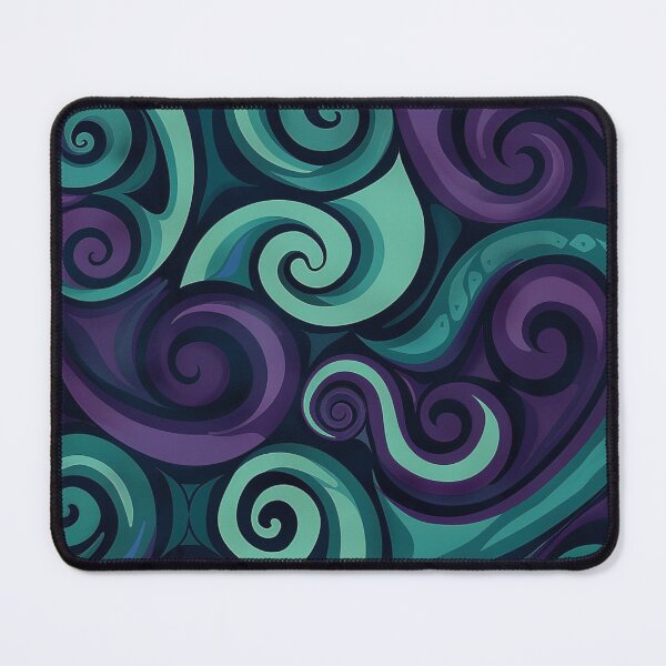 Item preview, New Zealand Māori Paua Pattern Koru Design 174 designed and sold by GrinGalore.