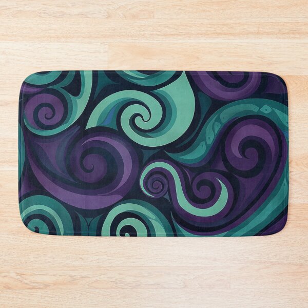 Item preview, New Zealand Māori Paua Pattern Koru Design 174 designed and sold by GrinGalore.