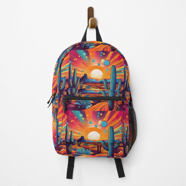 Item preview, Vibrant Desert Sunset with Cactus Artwork designed and sold by RaiyaTees.
