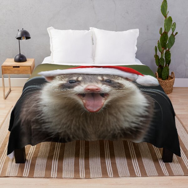 Item preview, Festive Forager: Santa Opossum in the Trash designed and sold by RK - Shop.