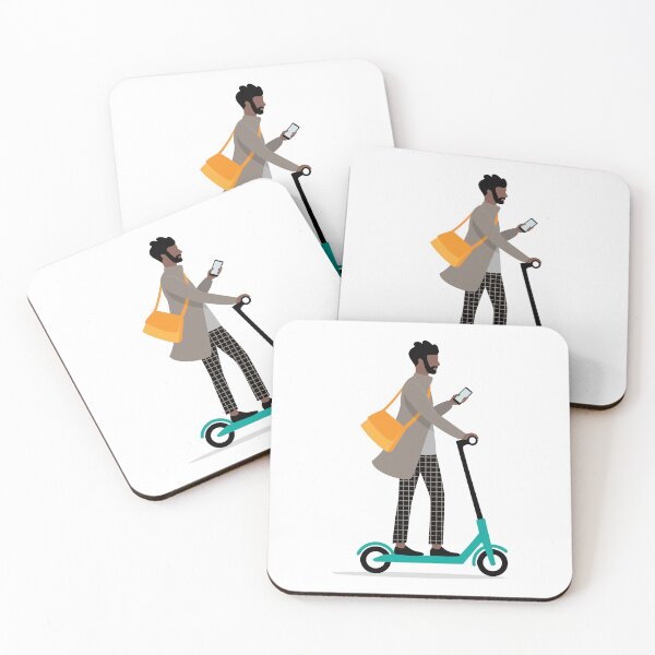 Item preview, Electric scooter man designed and sold by MarleinWinter.