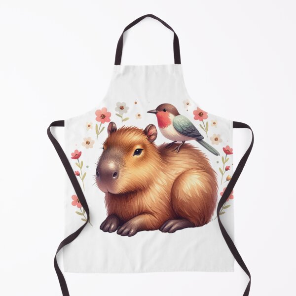 Item preview, Capybara with bird designed and sold by Dominika Farkašová.