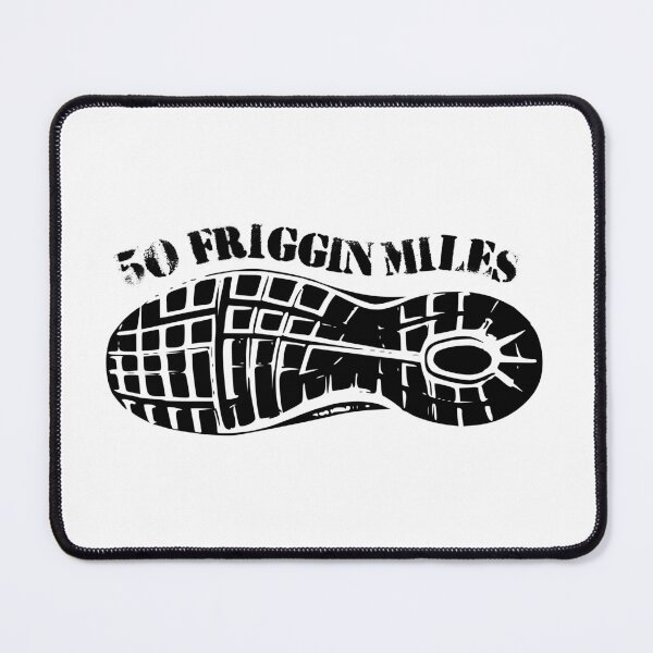 Item preview, 50 Friggin Miles Ultra Running Tread designed and sold by Esskay Designs.