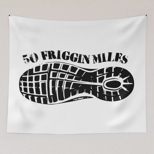 Item preview, 50 Friggin Miles Ultra Running Tread designed and sold by Esskay Designs.