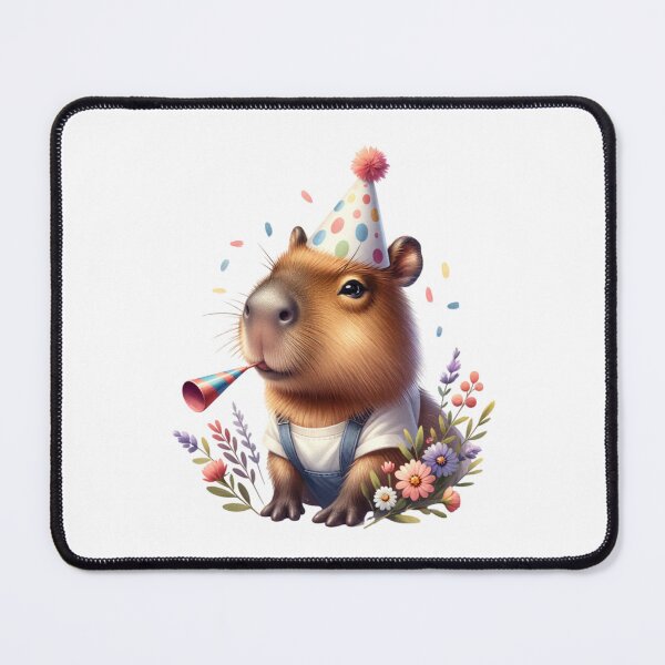 Item preview, Capybara birthday hat designed and sold by Dominika Farkašová.