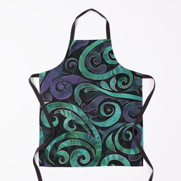Item preview, New Zealand Māori Paua Pattern Koru Design 175 designed and sold by GrinGalore.