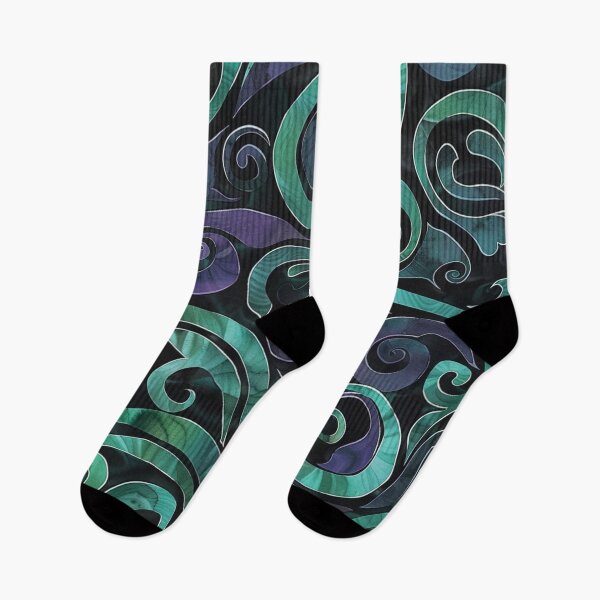 Item preview, New Zealand Māori Paua Pattern Koru Design 175 designed and sold by GrinGalore.