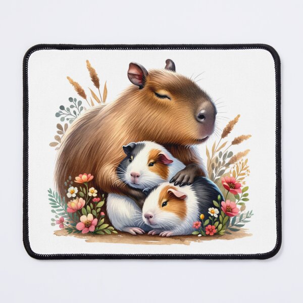 Item preview, Capybara and guinea pigs  designed and sold by Dominika Farkašová.