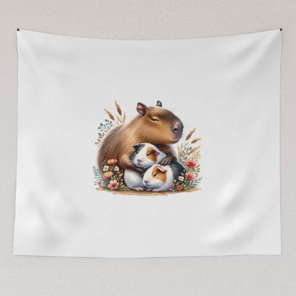 Item preview, Capybara and guinea pigs  designed and sold by Dominika Farkašová.