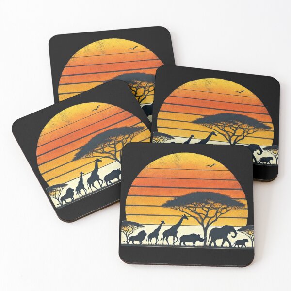 Item preview, Africa Elephant Lion Rhino Kenya Namibia Tanzania Vintage designed and sold by SztylishDesigns.
