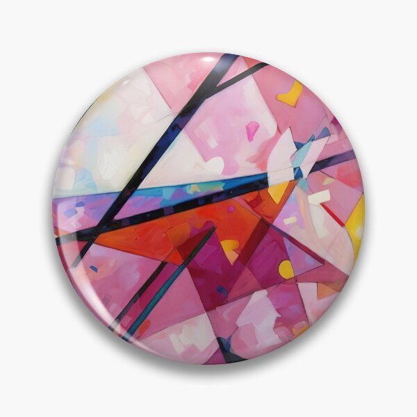 Item preview, Wassily Kandinsky Pink Composition designed and sold by maniacfitness.