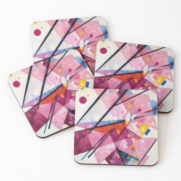 Item preview, Wassily Kandinsky Pink Composition designed and sold by maniacfitness.