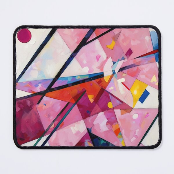 Item preview, Wassily Kandinsky Pink Composition designed and sold by maniacfitness.