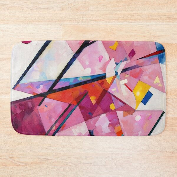 Item preview, Wassily Kandinsky Pink Composition designed and sold by maniacfitness.