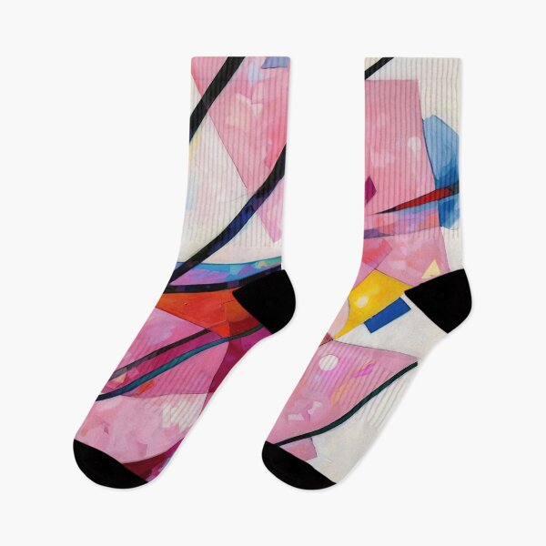 Item preview, Wassily Kandinsky Pink Composition designed and sold by maniacfitness.