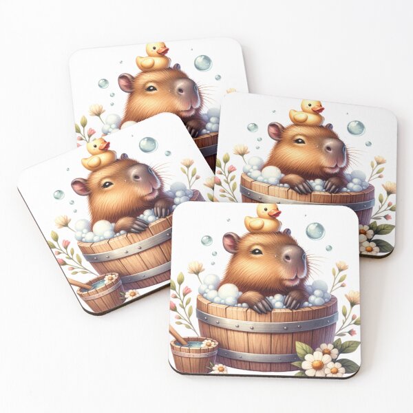 Item preview, Capybara bath designed and sold by Dominika Farkašová.