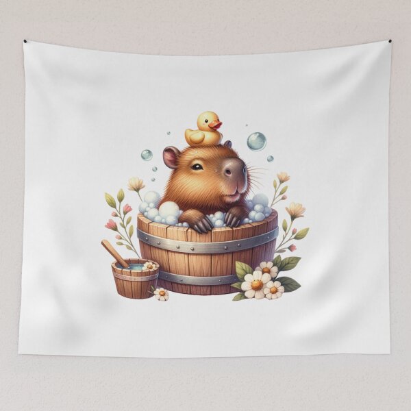 Item preview, Capybara bath designed and sold by Dominika Farkašová.
