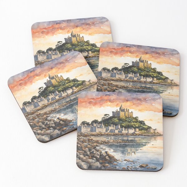Item preview, St. Michael's Mount Sunset Beauty designed and sold by LSVart.