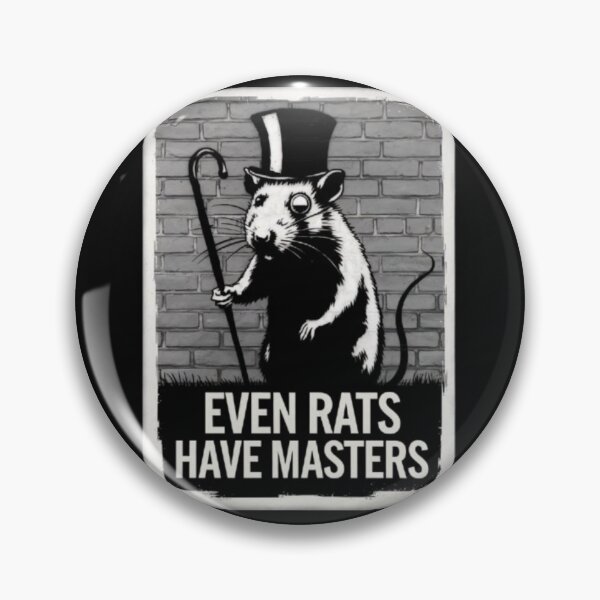 Item preview, Bansky Style - Even Rats Have Masters designed and sold by 123ks.