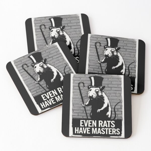 Item preview, Bansky Style - Even Rats Have Masters designed and sold by 123ks.