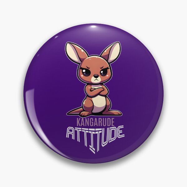 Item preview, Cute But Rude Kangarude Attitude designed and sold by The magic  Yellow bus.