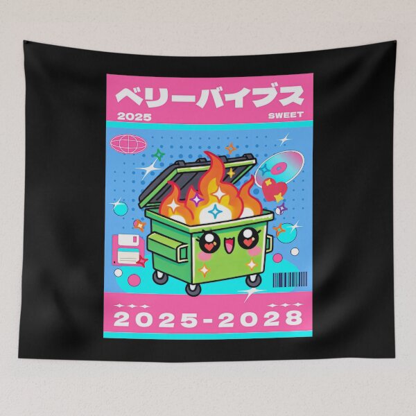 Item preview, Dumpster Fire Cute 2025 2028 designed and sold by LeggetTinch.