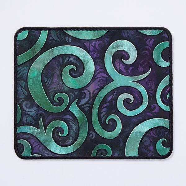 Item preview, New Zealand Māori Paua Pattern Koru Design 177 designed and sold by GrinGalore.