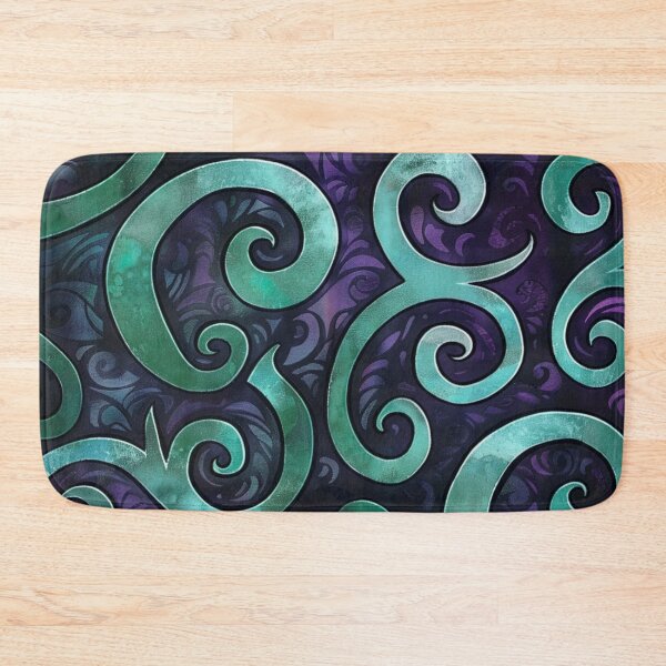 Item preview, New Zealand Māori Paua Pattern Koru Design 177 designed and sold by GrinGalore.