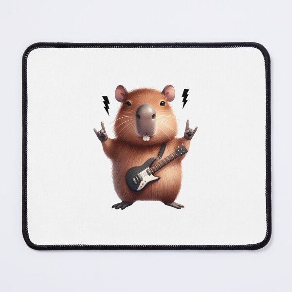 Item preview, Capybara rock and roll designed and sold by Dominika Farkašová.